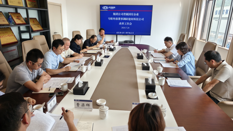 集团专职外部董事调研建材科技公司