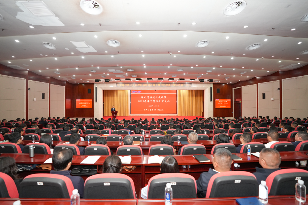 集团党委召开深化清廉胜天国际建设暨2025年集中警示教育大会