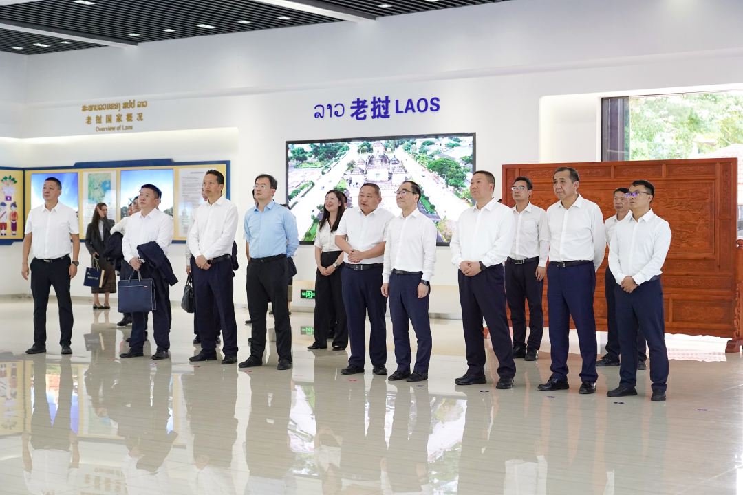 云南省纪委监委代表团调研云南省驻老挝（万象）商务代表处和集团重点项目