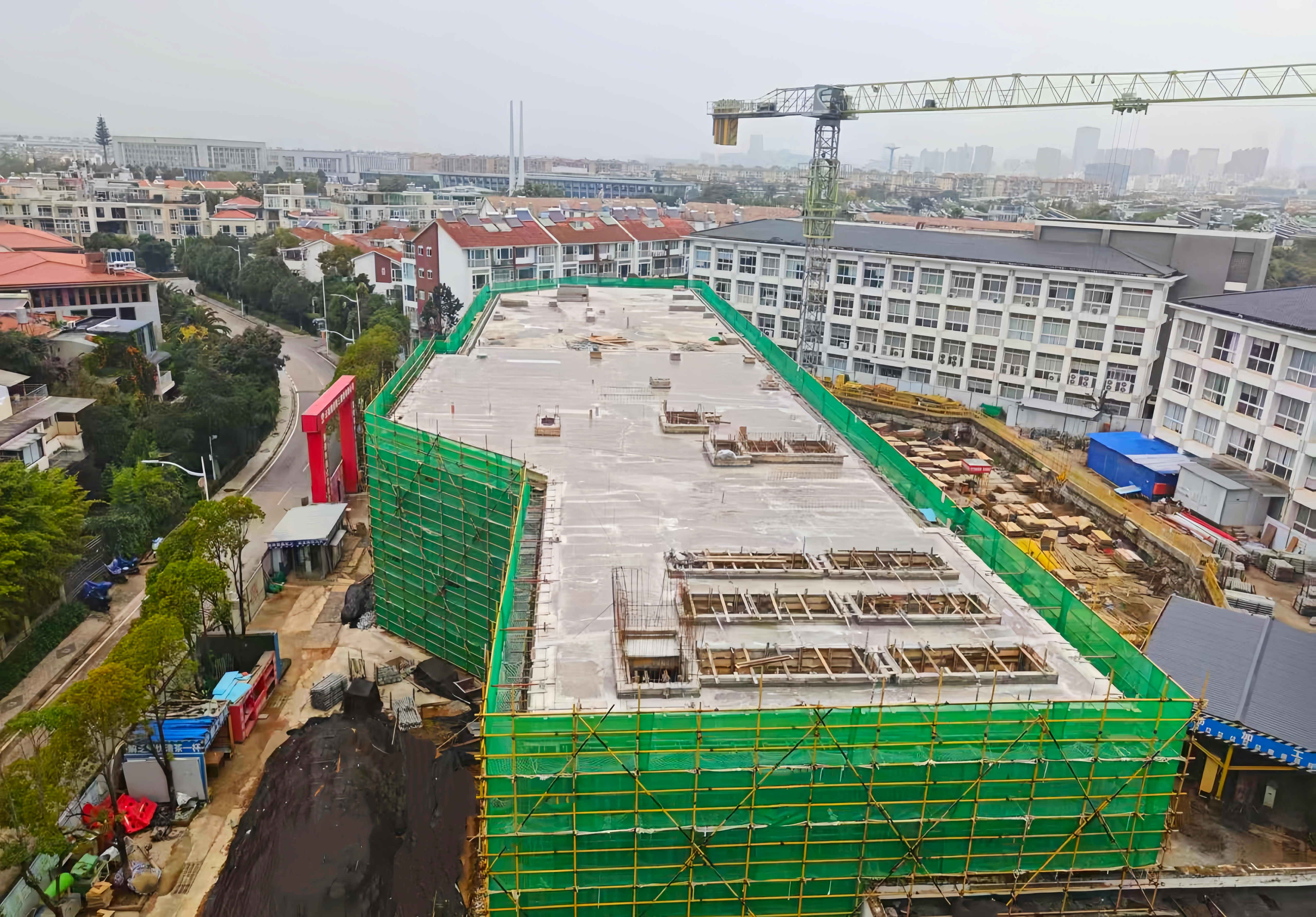 昆明市疾控中心能力提升建设项目主体结构封顶
