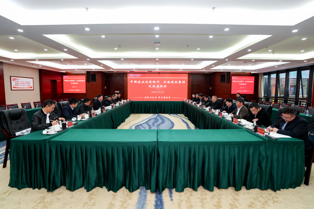 集团与中国农业发展银行云南省分行交流座谈